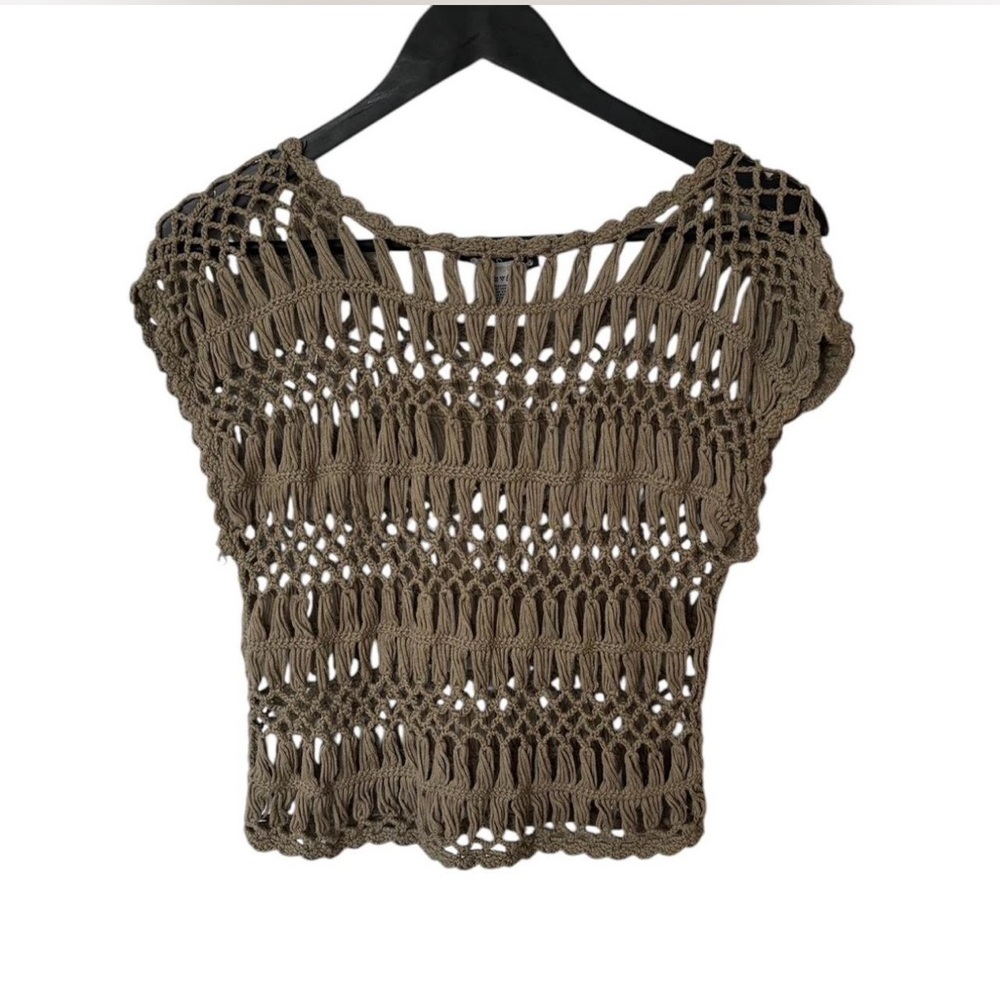 American Rag Crochet Top - Picture 2 of 2
